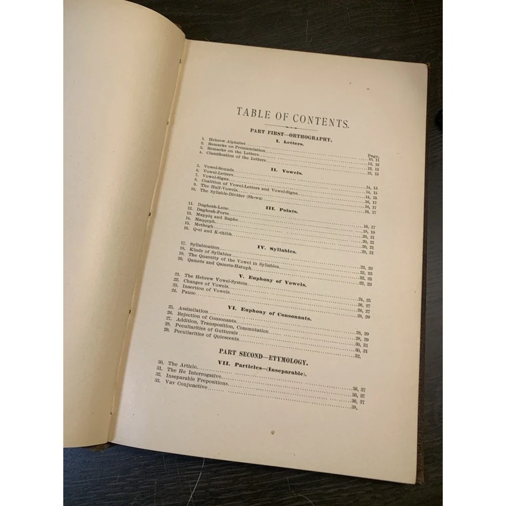 William R. Harper's Elements of Hebrew by an Inductive Method - 1884 Fifth Ed